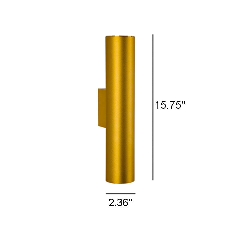 Slim Cylinder LED Wall Sconce – Double-Sided Modern Wall Light