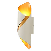 LED Spiral Outdoor Wall Light – Modern Waterproof Up and Down Exterior Fixture