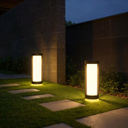 Cylinder LED Bollard Lights Solar – Waterproof Outdoor Landscape Fixtures
