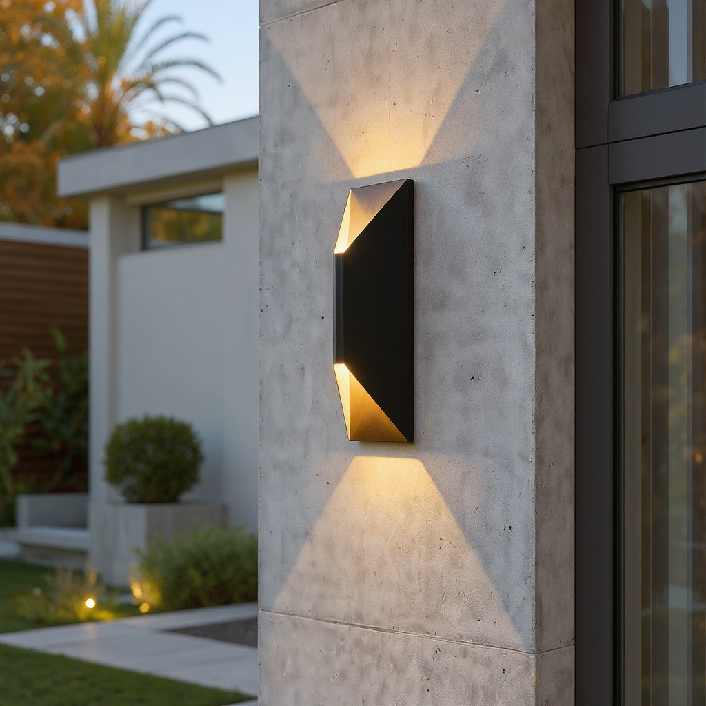 Vertex Up Down Wall Lamp – LED Outdoor Architectural Wall Lighting Fixture