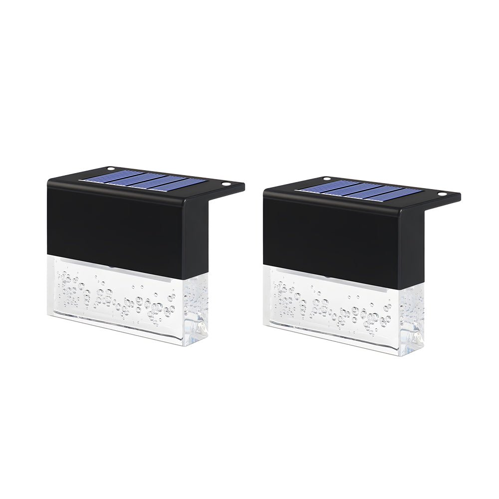 Solar Bubble Acrylic Step Deck Light – Waterproof LED Outdoor Fence and Pathway Fixture