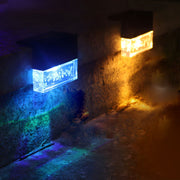 Solar Bubble Acrylic Step Deck Light – Waterproof LED Outdoor Fence and Pathway Fixture