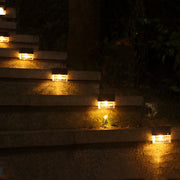 Solar Bubble Acrylic Step Deck Light – Waterproof LED Outdoor Fence and Pathway Fixture