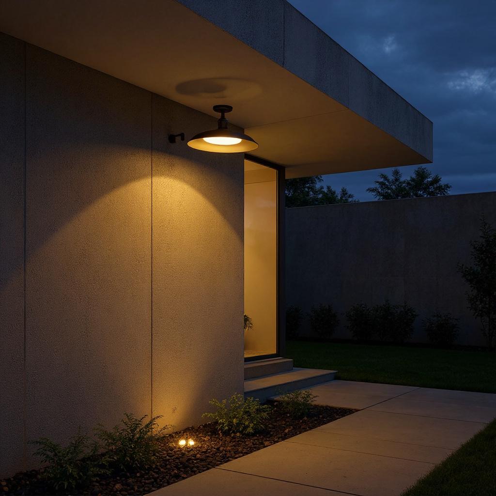 Industrial LED Outdoor Ceiling Light – Weatherproof Porch and Patio Fixture
