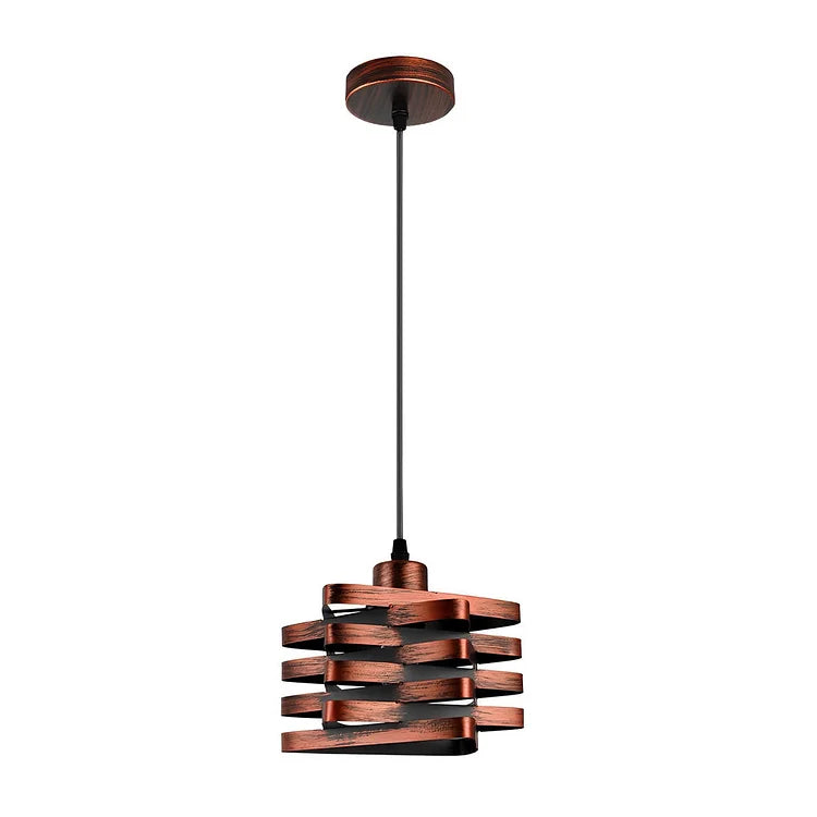 Spiral Allure Pendant Light – Modern Geometric Kitchen Island Dining Room Hanging Fixture