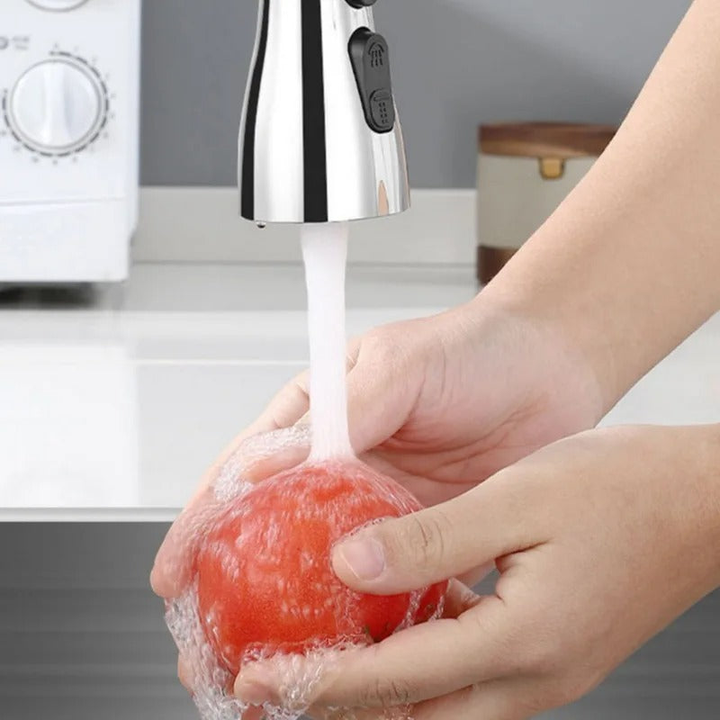 Corvano Faucet Extender – 360 Rotating Kitchen Sink Aerator Universal Splash Free Water Saver