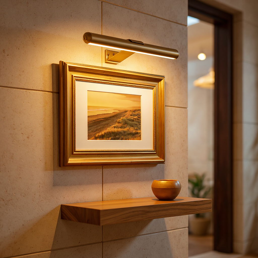 Galerie Cordless Picture Light – Rechargeable LED Wall Art Lighting Fixture