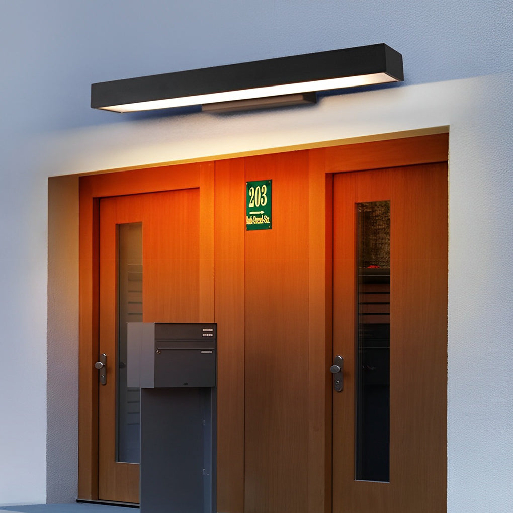 Modern Motion Sensor LED Outdoor Wall Light – Waterproof Exterior Fixture