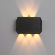 Adjustable Solar LED Outdoor Wall Light – Waterproof Up Down Exterior Fixture
