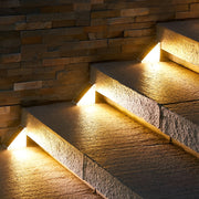 TriEdge Solar Step Lights – Waterproof LED Outdoor Stair and Wall Fixtures
