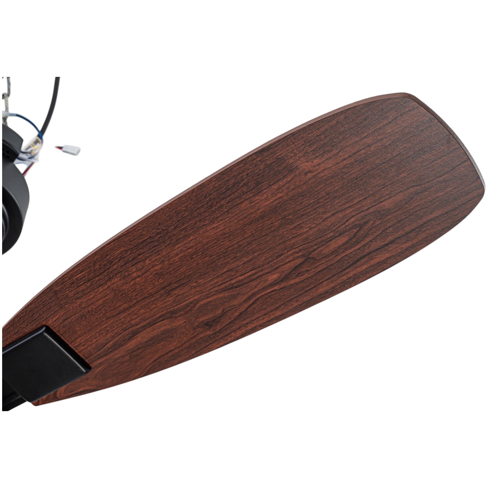 Breckton Industrial Ceiling Fan – Wood Blade Ceiling Fan Light Kit Rustic Farmhouse Five Blade Indoor