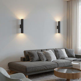 Slim Cylinder LED Wall Sconce – Double-Sided Modern Wall Light