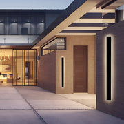 Modern LED Outdoor Wall Light – Long Vertical Strip Fixture