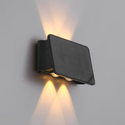 Adjustable Solar LED Outdoor Wall Light – Waterproof Up Down Exterior Fixture