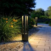 Dual-Frame LED Bollard Lights for Pathways – Waterproof Outdoor Garden Fixtures
