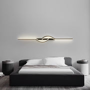 Interlink Curve LED Wall Light – Modern Dimmable Indoor Bedroom and Hallway Fixture