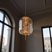 Aurora Cluster Glass Pendant Light – LED Modern Hanging Ceiling Fixture for Living Room