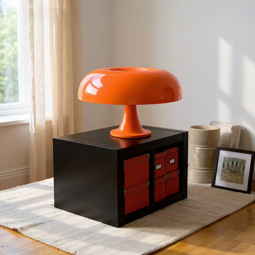 Milo Dome Table Lamp – LED Modern Mushroom Style Table Lighting Fixture