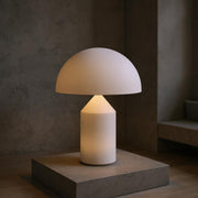 Nordic Frost Dome LED Table Lamp – Minimalist Ambient Light