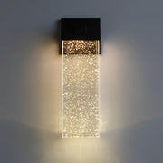 Crystal Bubble LED Outdoor Wall Light – Waterproof Modern Exterior Sconce
