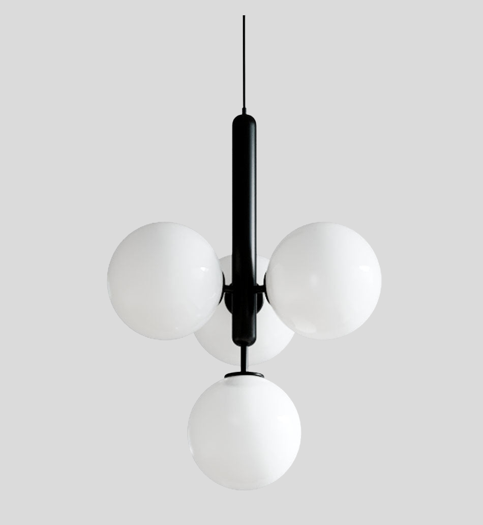 Arcus Clear Globe Pendant – LED Glass Minimal Pendant Lighting Fixture