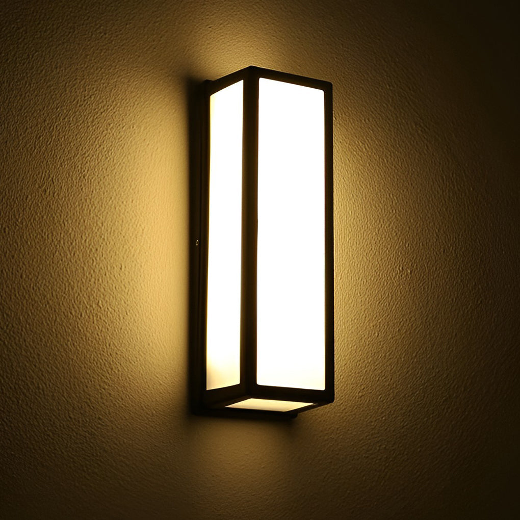 Modern LED Outdoor Wall Light – Waterproof Exterior Sconce with Motion Sensor