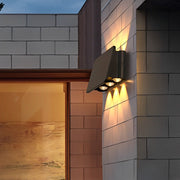 Adjustable Solar LED Outdoor Wall Light – Waterproof Up Down Exterior Fixture