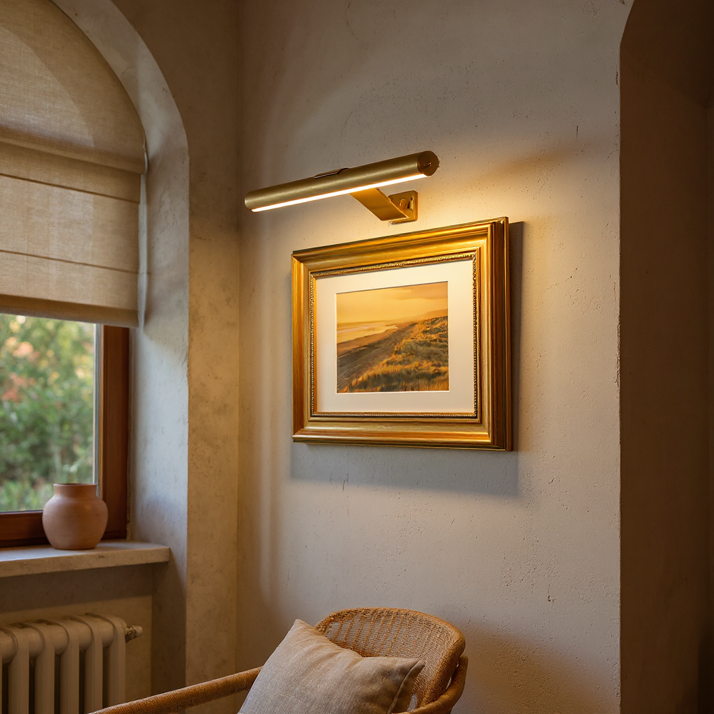 Galerie Cordless Picture Light – Rechargeable LED Wall Art Lighting Fixture