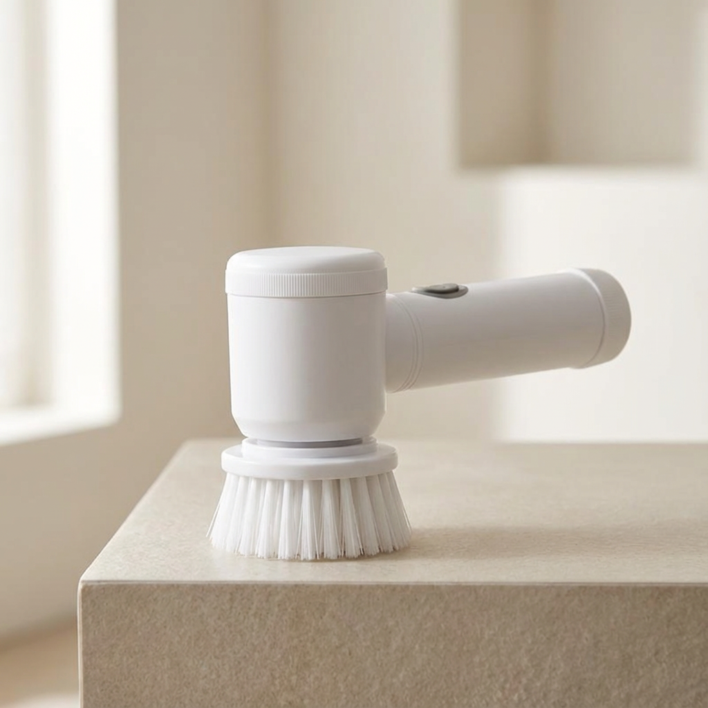 Pureflow Cleaning Brush – Rechargeable Electric Power Scrubber Cordless Kitchen Bathroom Tile Grout