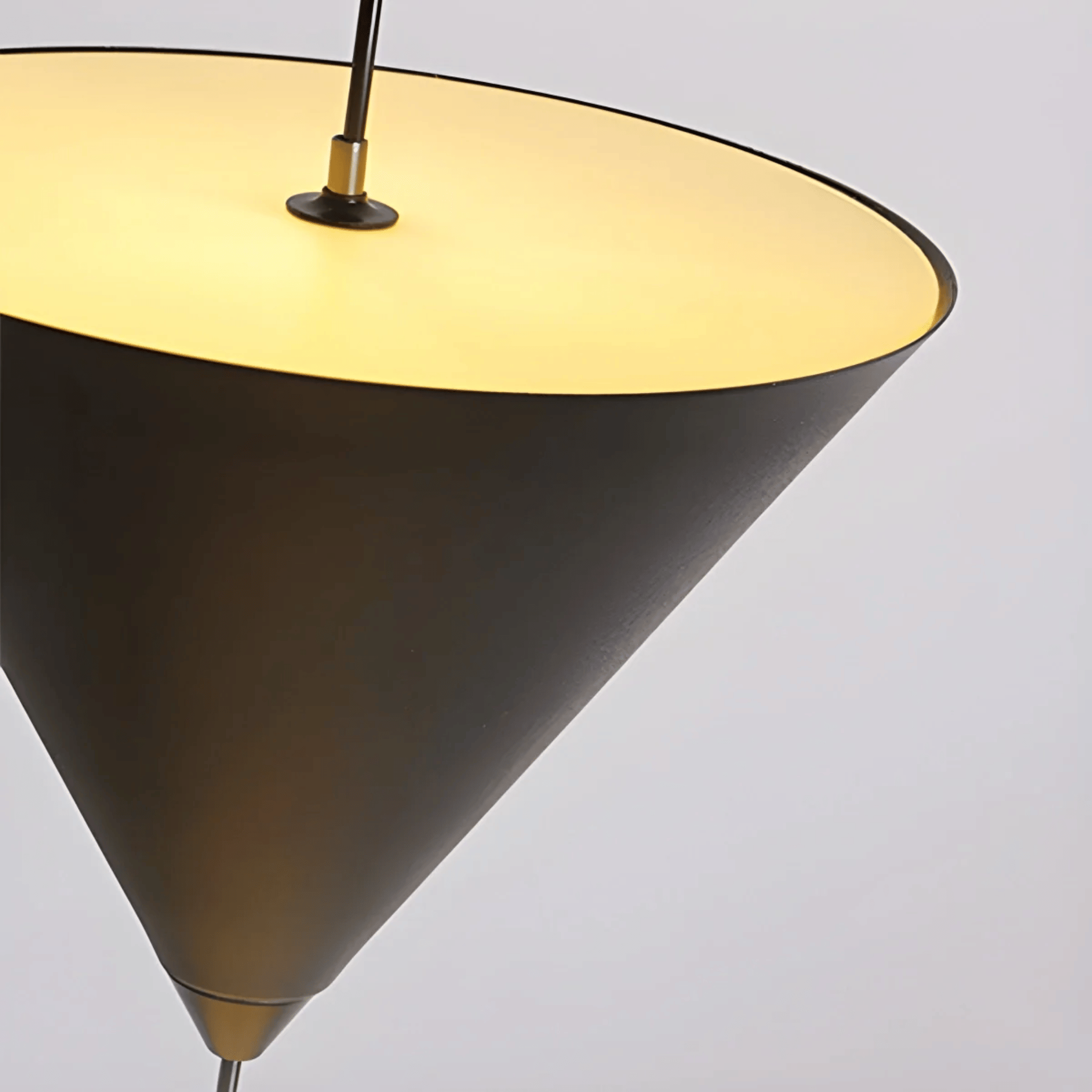 Triven Pendant Light – Modern White Cone 3-Light Hanging Fixture Dining Room Kitchen Island Decorative Lighting