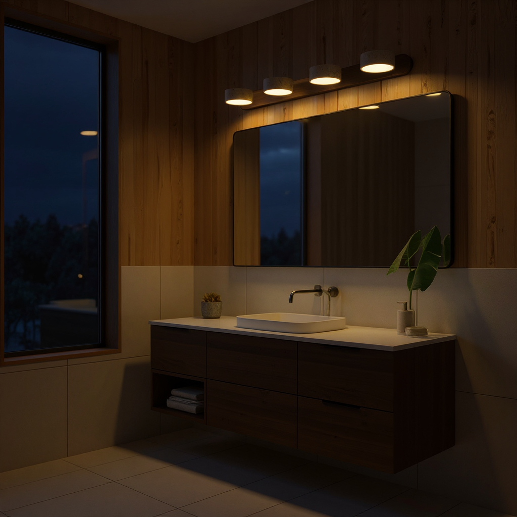 Travin Duo Wall Lamp – Travertine Wood LED Wall Lighting Fixture