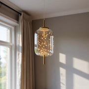 Aurora Cluster Glass Pendant Light – LED Modern Hanging Ceiling Fixture for Living Room