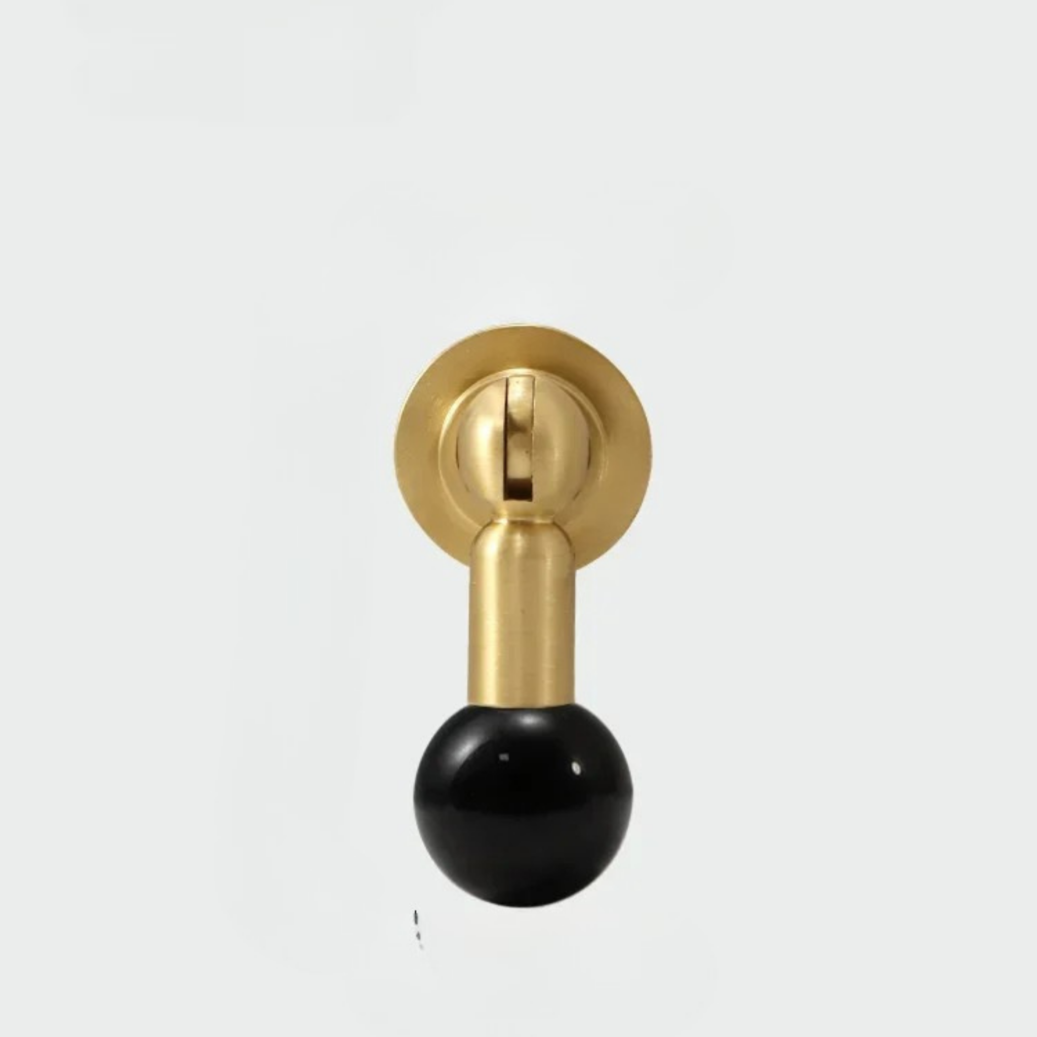 Meridio Sphere Cabinet Knob – Brass Wood Ball Hardware Drawer Pull Kitchen Bathroom Furniture Handles