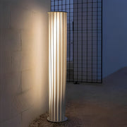Twist Blade Acrylic Column Floor Lights – Waterproof LED Outdoor Architectural Lamps