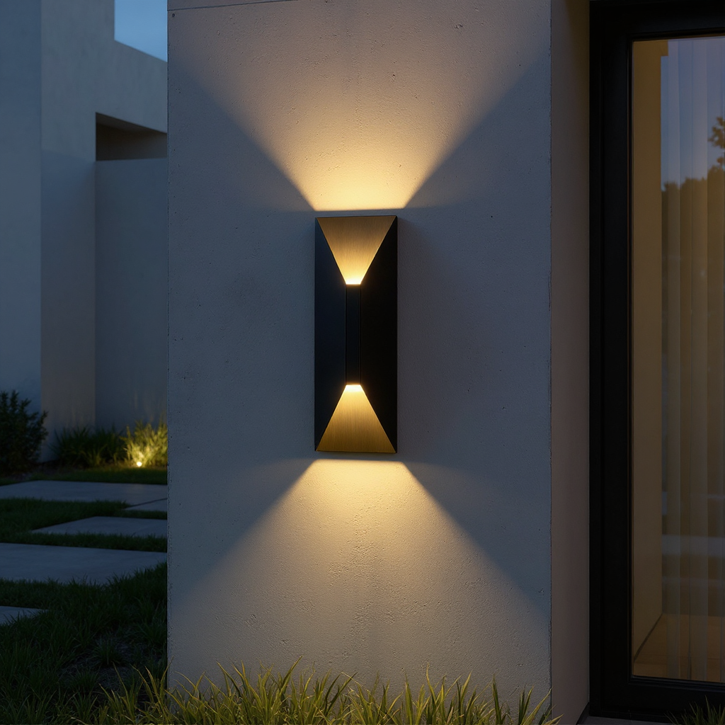 Vertex Up Down Wall Lamp – LED Outdoor Architectural Wall Lighting Fixture