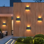 Adjustable Solar LED Outdoor Wall Light – Waterproof Up Down Exterior Fixture