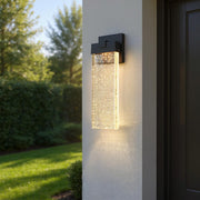Crystal Bubble LED Outdoor Wall Light – Waterproof Modern Exterior Sconce