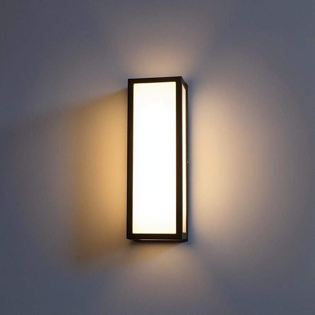 Modern LED Outdoor Wall Light – Waterproof Exterior Sconce with Motion Sensor