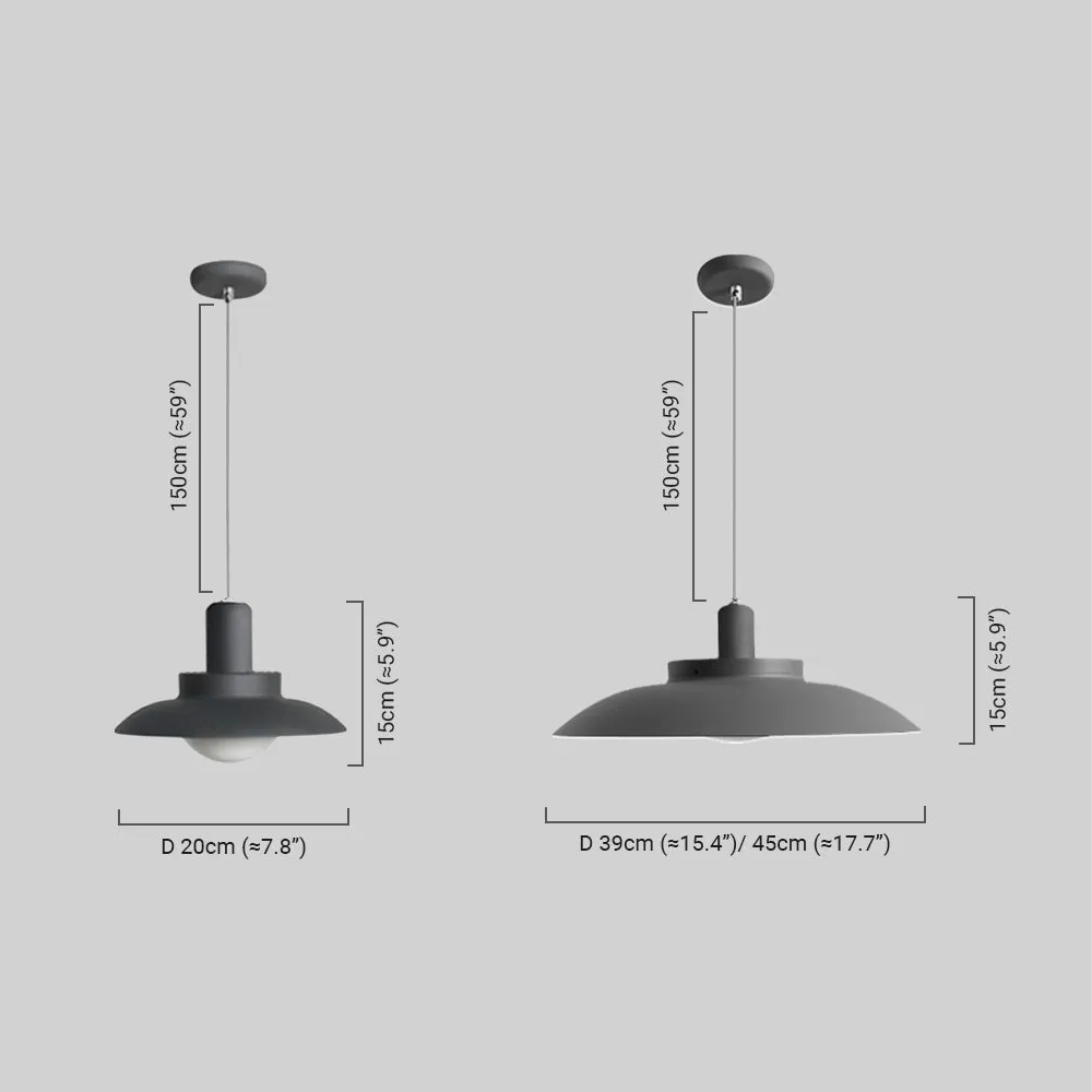 Harben Pendant Light – Industrial Farmhouse Hanging Fixture Kitchen Island Dining Room Decorative Lighting