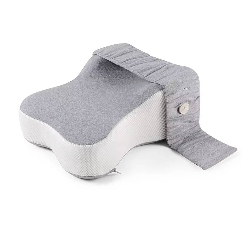 Velvara Knee Pillow – Memory Foam Adjustable Leg Support Side Sleeper Orthopedic Sleep Aid