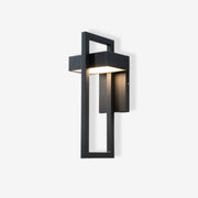 Geometric Outdoor Wall Light – Modern Aluminium LED Sconce