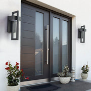 Geometric Outdoor Wall Light – Modern Aluminium LED Sconce