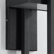 Geometric Outdoor Wall Light – Modern Aluminium LED Sconce