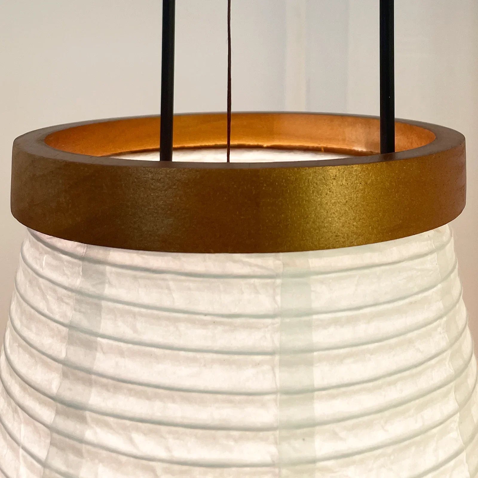 Quore Paper Floor Lamp - Minimalist Bamboo Frame Encasing Delicate Paper Shade Warm Ambient Light