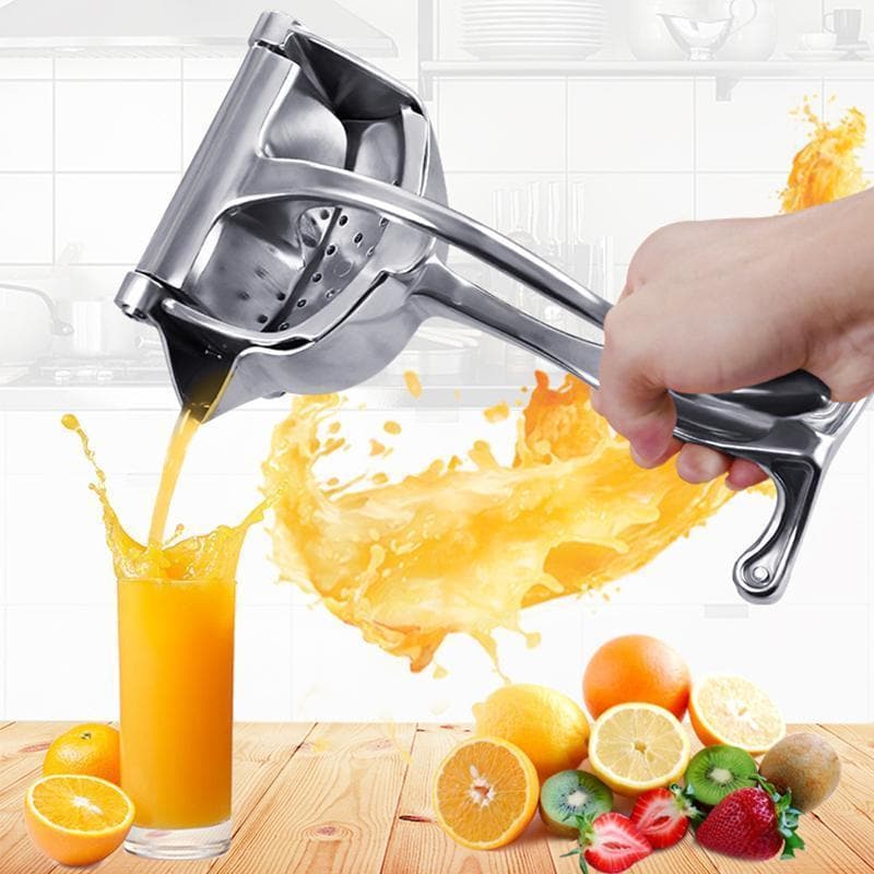 Pressio Manual Lemon Juicer – Stainless Steel Citrus Squeezer Press Heavy Duty Kitchen Tool