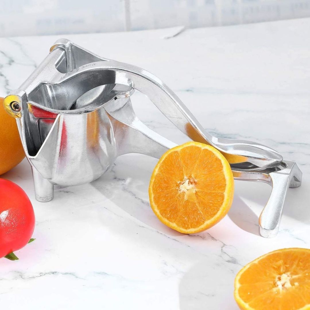 Pressio Manual Lemon Juicer – Stainless Steel Citrus Squeezer Press Heavy Duty Kitchen Tool