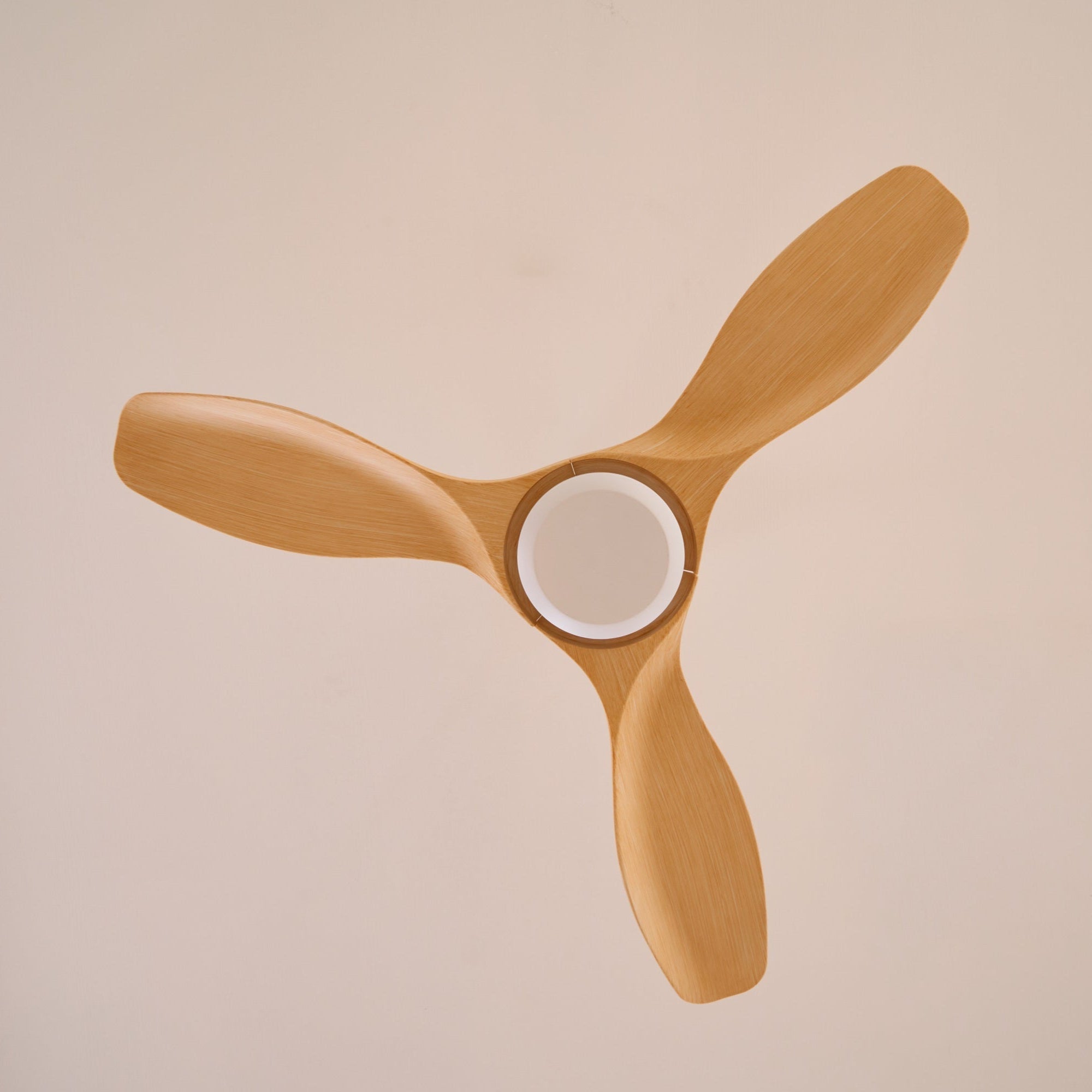 Averon Ceiling Fan Light – Modern Wood Blade LED Nordic Minimalist Bedroom Living Room Cooling Lighting Fixture