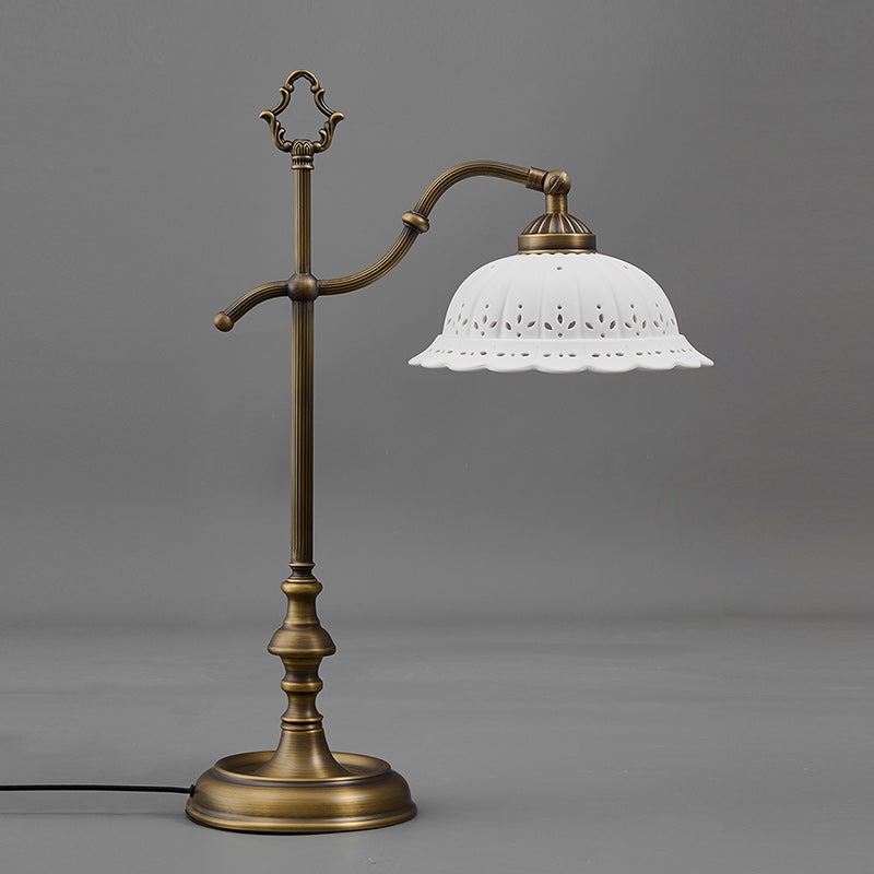 Lacquered Brass Sphere Table Lamp – Warm Ambient Glow In Living Rooms