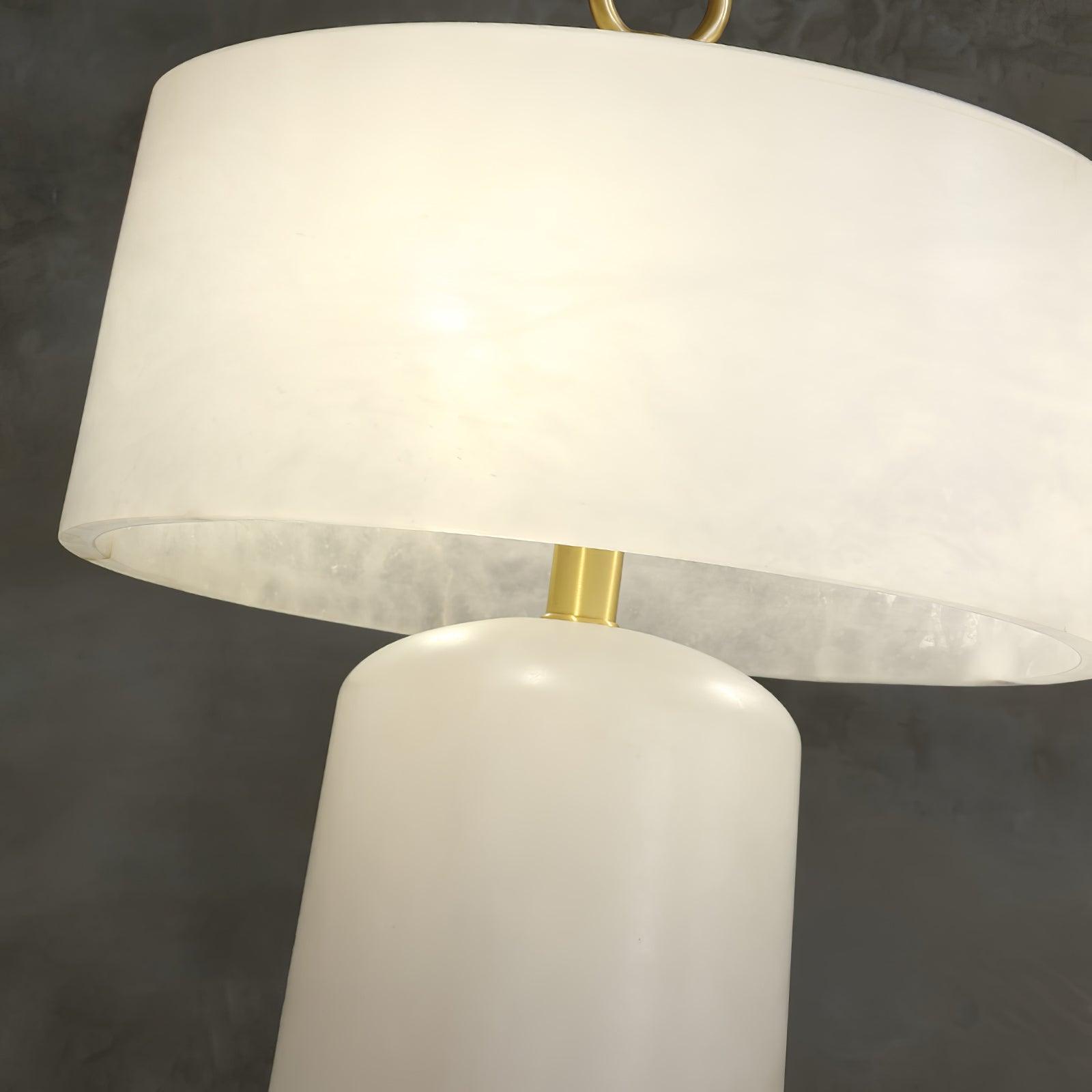 Marvessa Marble Table Lamp – Portable LED Decorative Lighting Living Room Bedroom Nightstand
