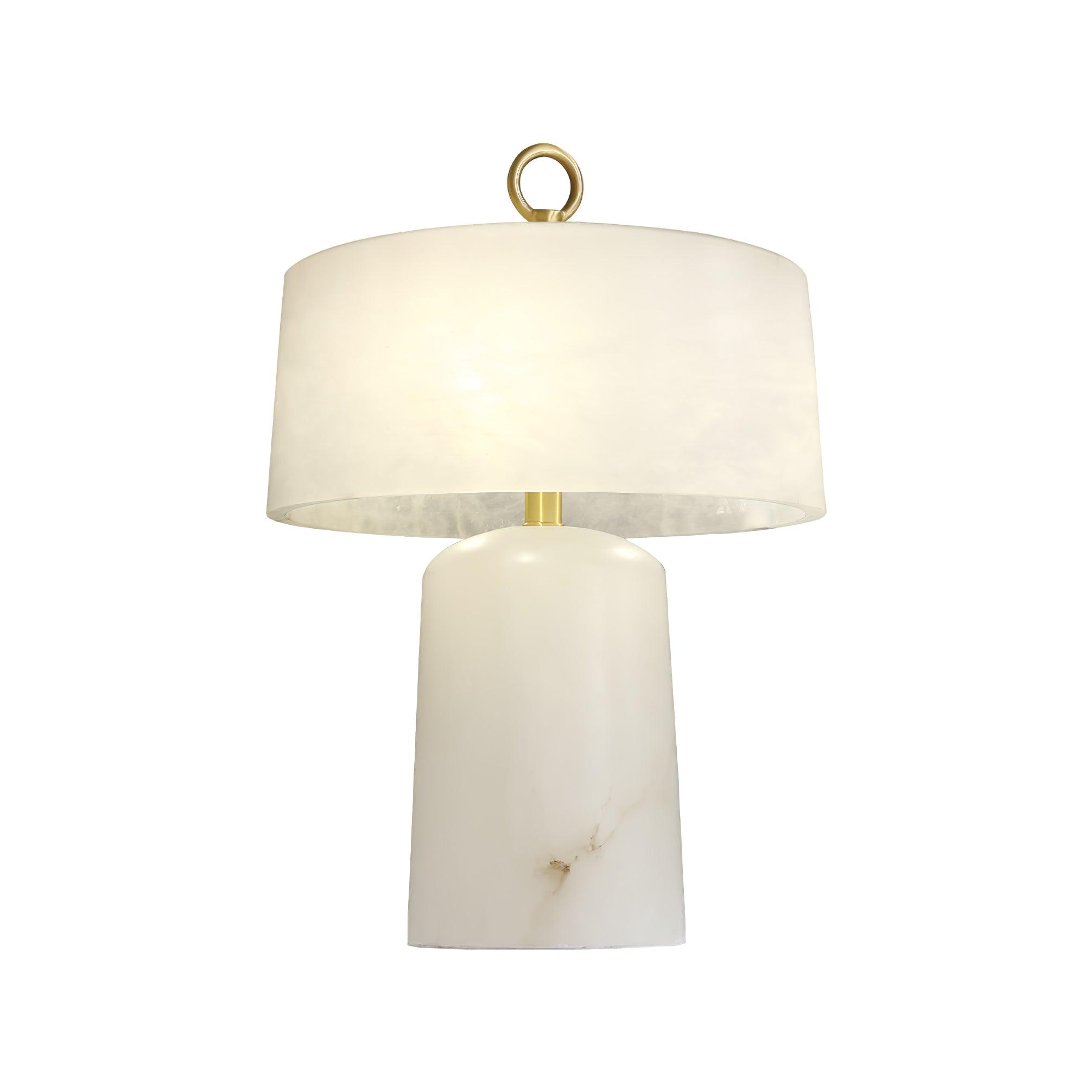 Marvessa Marble Table Lamp – Portable LED Decorative Lighting Living Room Bedroom Nightstand